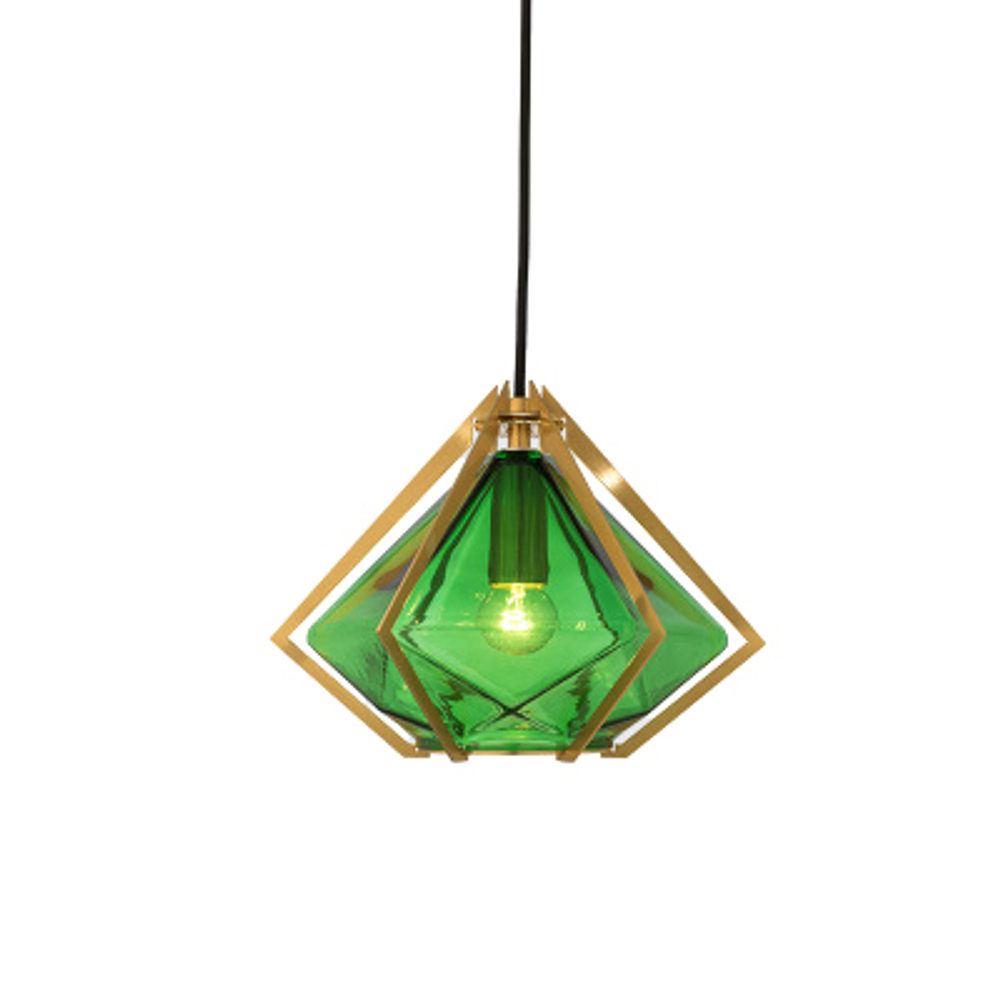 Pendant design lamp  Harlow 2 by Gabriel Scott (Green)