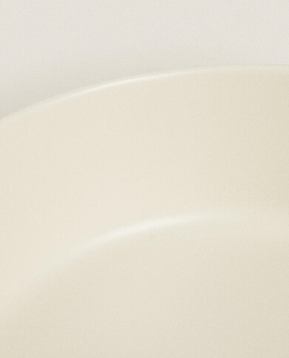 Zara Home миска из каменной керамики, цвет бежевый, 11 см
