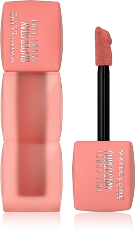 MAYBELLINE NEW YORK SuperStay Teddy Tint - Товар: стойкая помада с матовым эффектом оттенок 10 Current Mood, 5 ml