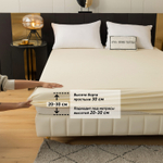 Простынь на резинке Однотонный Сатин Элитный 100% египетский хлопок RROCE016