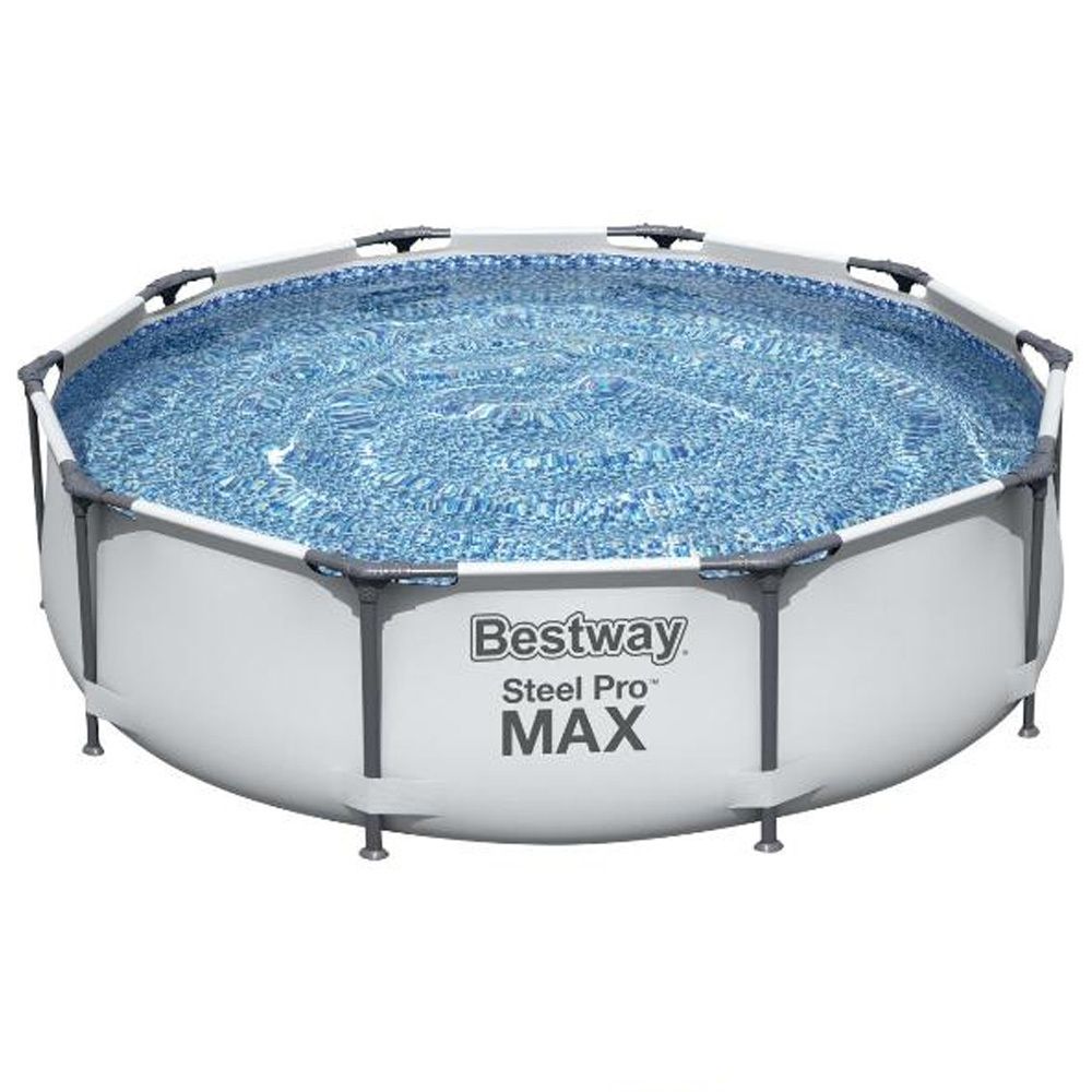 Бассейн круглый на стойках Bestway 4037834 Steel Pro MAX 305x76 см фильтр-насос