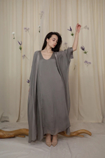 накидка шелковая в пол