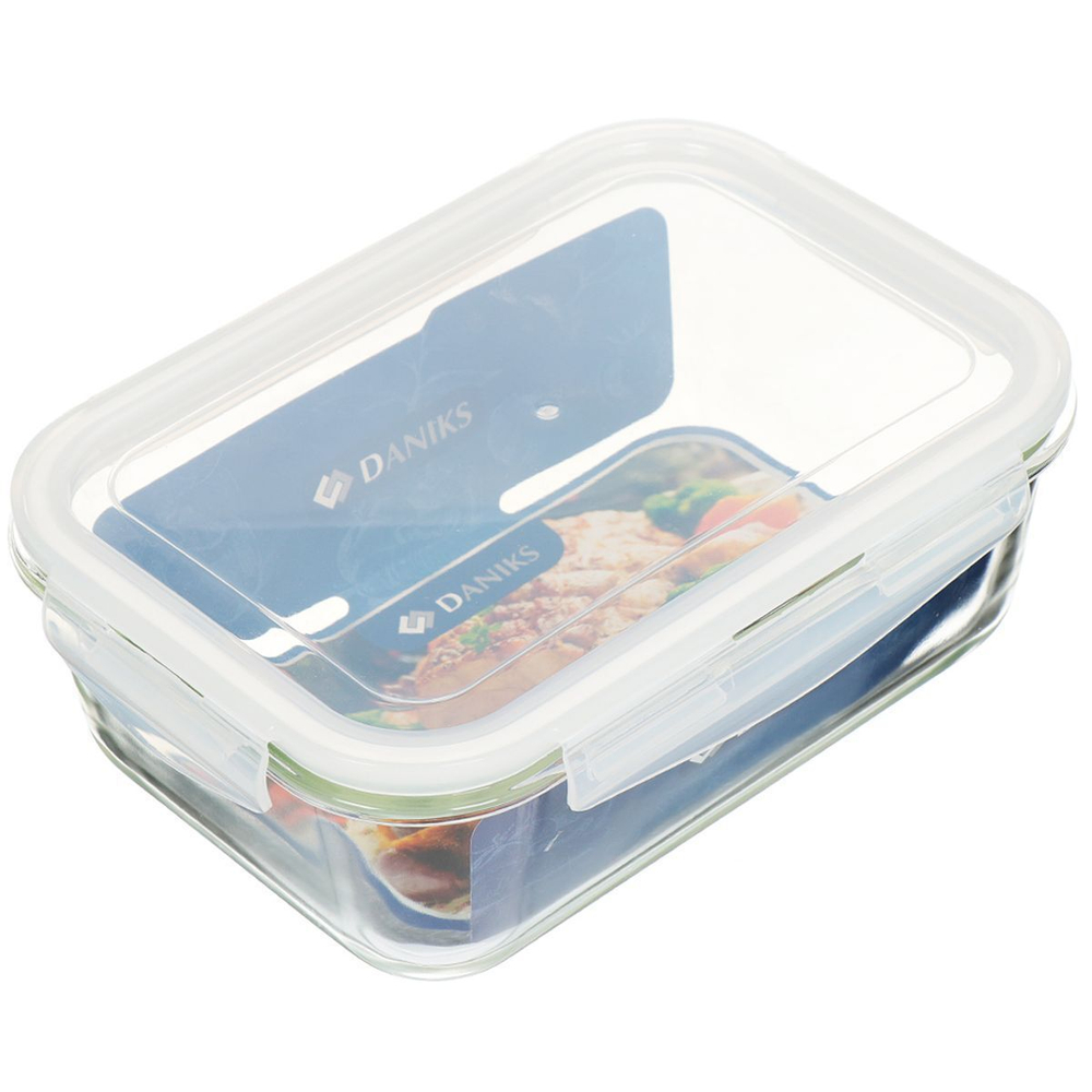 Форма для выпечки стекло, 17х24х9 см, 1.7 л, прямоуг, с крыш, Daniks