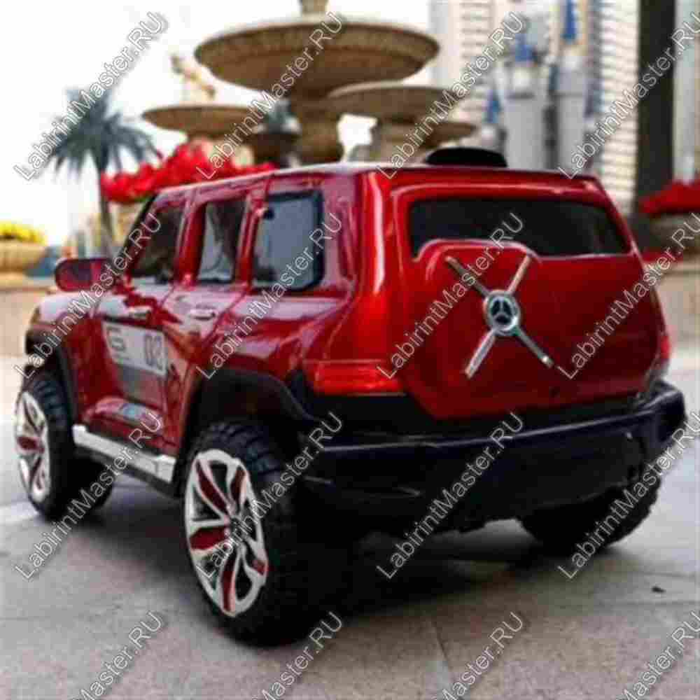Детский электромобиль "Mercedes Police" красный