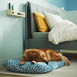 IKEA UTSÅDD  (ИКЕА УТСÅДД)  -  Подушка для животных, голубая, 64x102 см