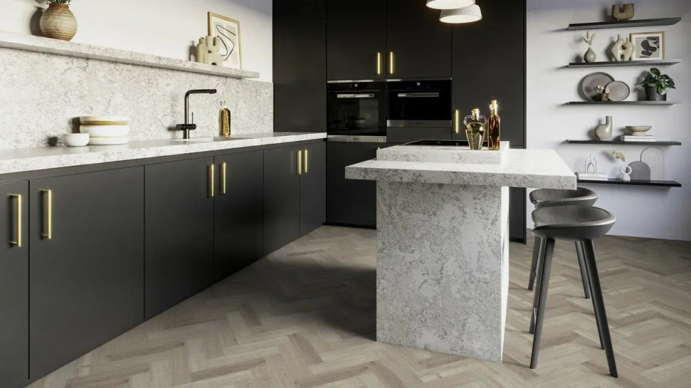 LVT плитка Invictus Maximus Parquet Highland Oak Canyon