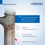 Душевая система 35к Milardo RORGM4FM06 Рора (Rora) лейка "Тропический душ", ГРАФИТ матовый