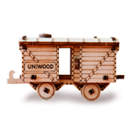 Деревянный конструктор UNIWOOD Набор "Поезд"
