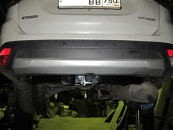 Фаркоп под квадрат для Mitsubishi Outlander 3, 2012-2019, Бизон.FA 0995-E