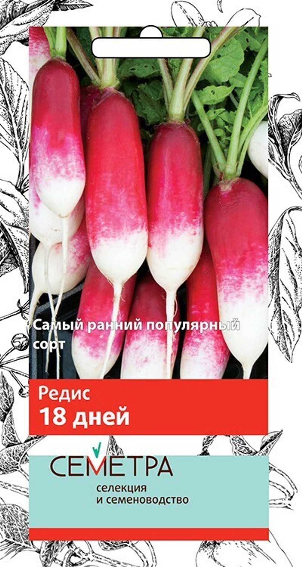 Редис 18 дней