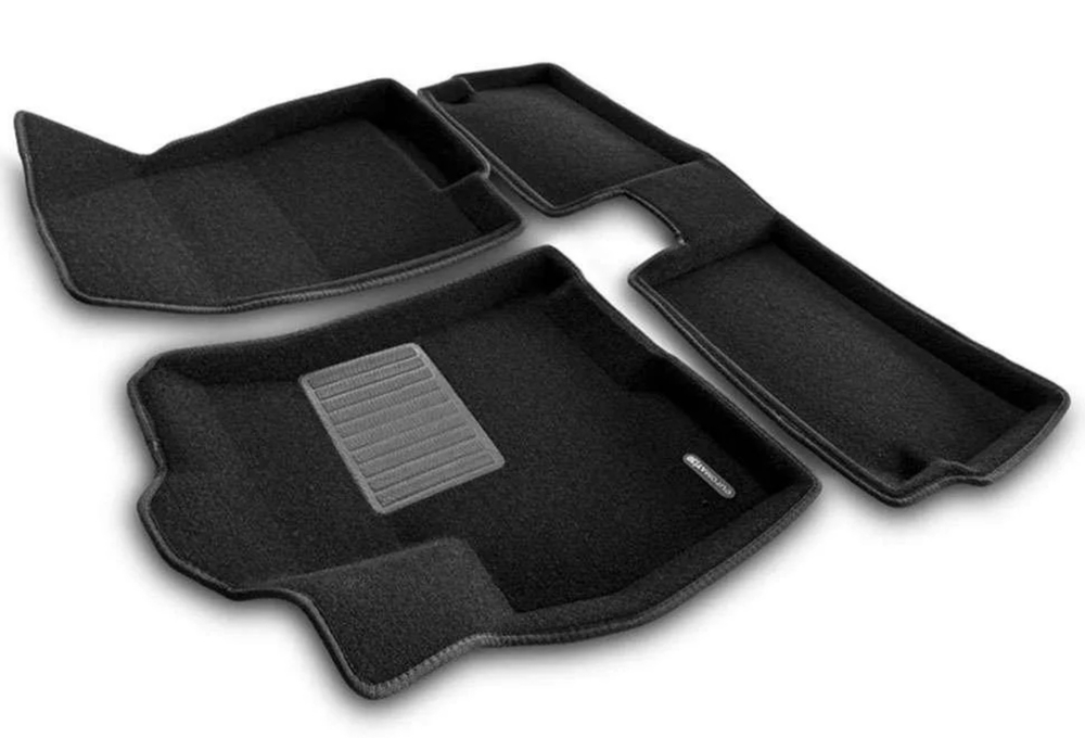 Коврики салона для CHERY Tiggo 8 2019- Euromat 3D Business черные. Арт. EMC3D-001422