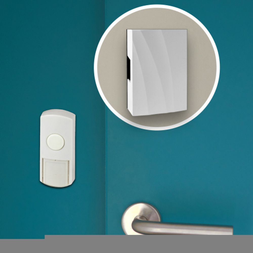 Звонок дверной ЭРА D157 проводной белый 1 мелодия