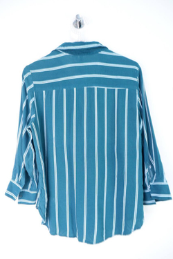 Блузка H&M в полоску, маркировка 36, визуально 42 размер