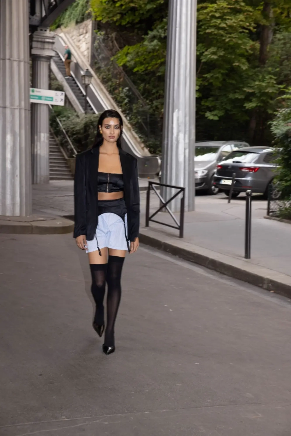 Комплект Belt Shorts + Top Crop