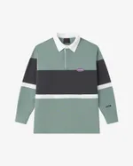 Лонгслив Ymkashix Rugby темно-оливковый/серый