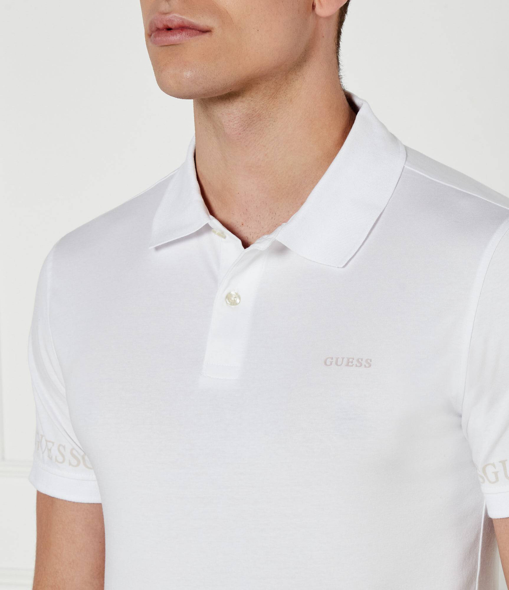 Поло NOLAN GUESS - белый(M5RP66 J1314)