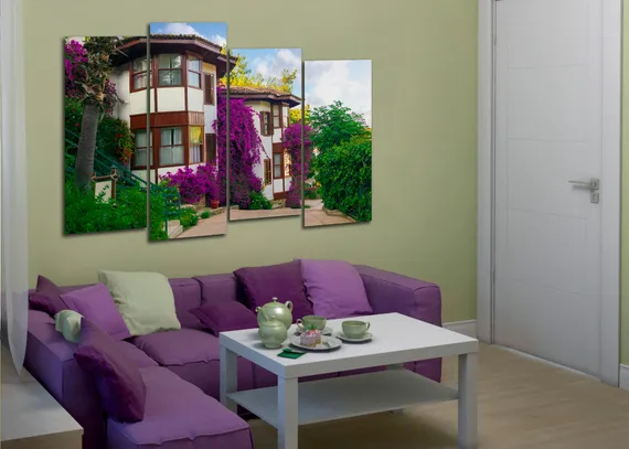 Модульная картина "Загородная вилла"
