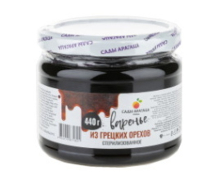 Варенье из Грецких орехов 440г. Сады Арагаца Армения