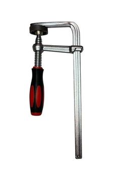 Кованая струбцина WOODWORK F-тип, 200x60 мм, c винтовой рукояткой, для установки в Т-паз HTC-2060