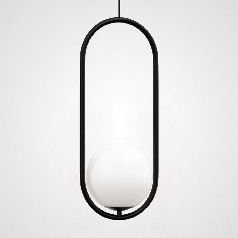 Подвесной Светильник Matthew Mccormick Hoop 50 Black Mila Pendant By Imperiumloft