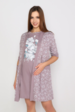 Пижама женская сорочка+халат КЖ 0223