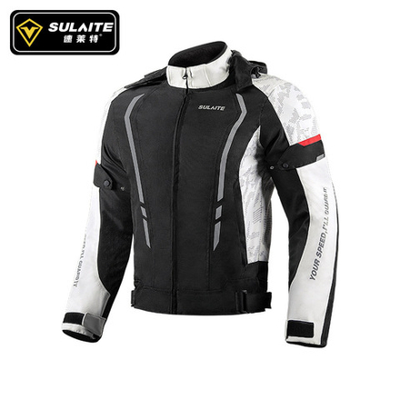 Мотокуртка SULAITE SLT0605 black-white XL