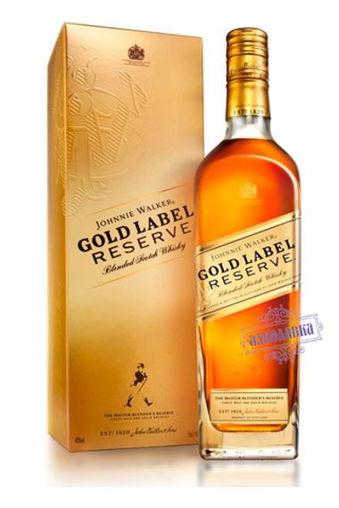 Джонни Уокер Голд Лэйбл Резерв. 18 лет выдержки. Шотландский виски. 0,7 Л