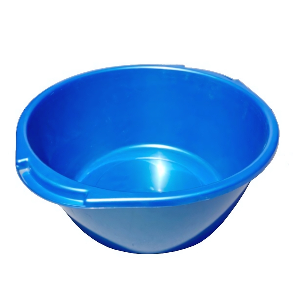 Таз круглый 13л. цвет голубой с перламутром Б01.026.00.00\-00-01-551