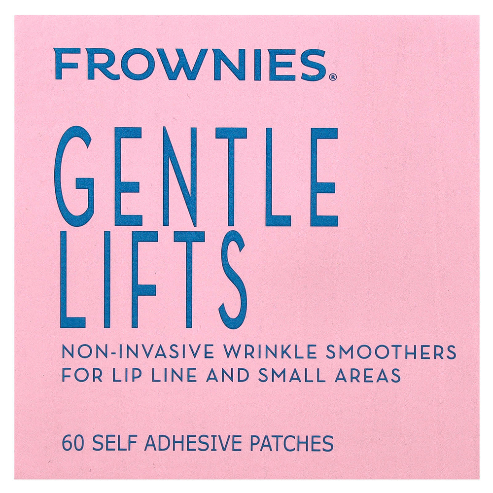 Frownies, Gentle Lifts, против морщин вдоль линии губ и на небольших участках лица, 60 самоклеющихся патчей