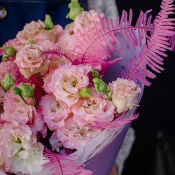 18. Нежный и романтичный букет из эустомы