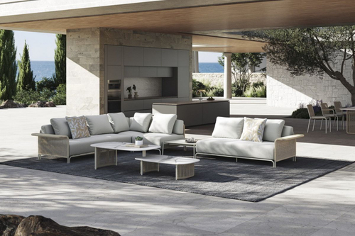 Мальдивы трансформирующаяся лаунж-зона из искусственного ротанга