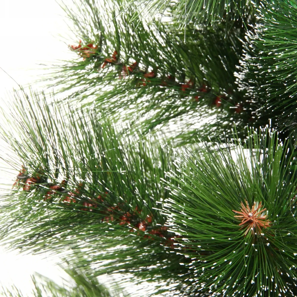 Ёлка «Сибирская» 90 см, леска белый иней (50 веток)