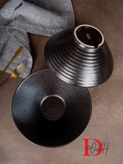 Набор посуды 2 тарелки глубокие фарфор салатник 23,5 см