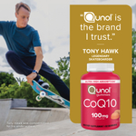 Qunol, коэнзим Q10, со вкусом насыщенного апельсина, 60 жевательных таблеток (50 мг в 1 таблетке)
