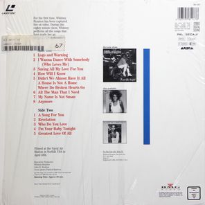 Whitney Houston / In Concert (LD)
