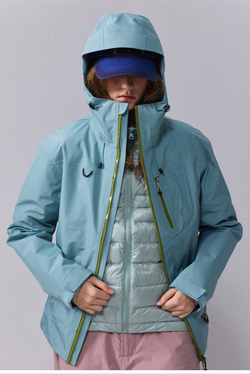 Куртка Nothomme Monterest Women's "Empty Mountain Rain" 3-in-1 C6 Waterproof Hiking Jacket with Detachable Down Vest