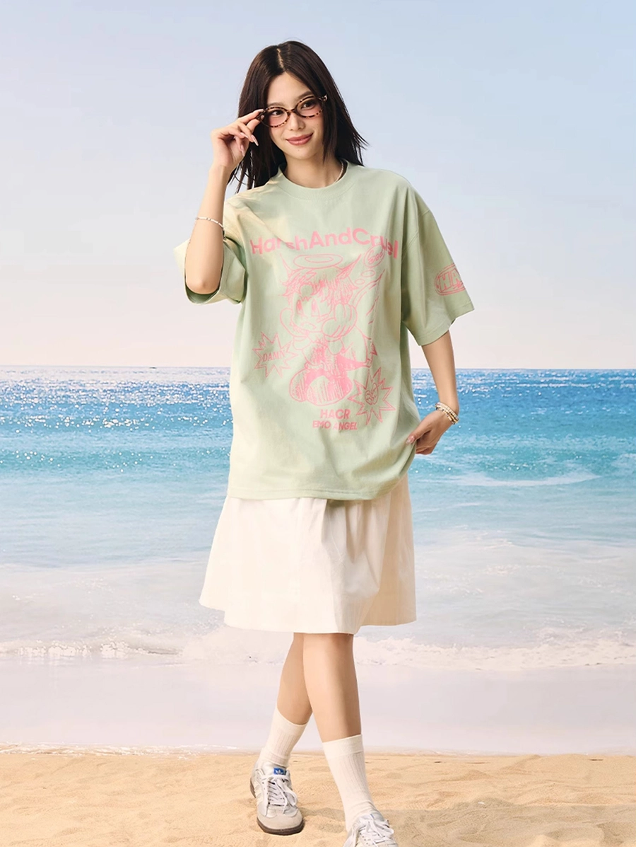 Футболка HARSHandCRUEL "Emo Angel" Oversized Tee
