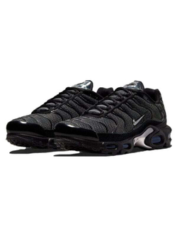 Nike Air Max Plus Black Suede Silver