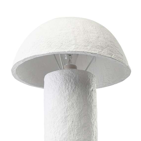 Лампа настольная texture sleek, D32x42 см, белая