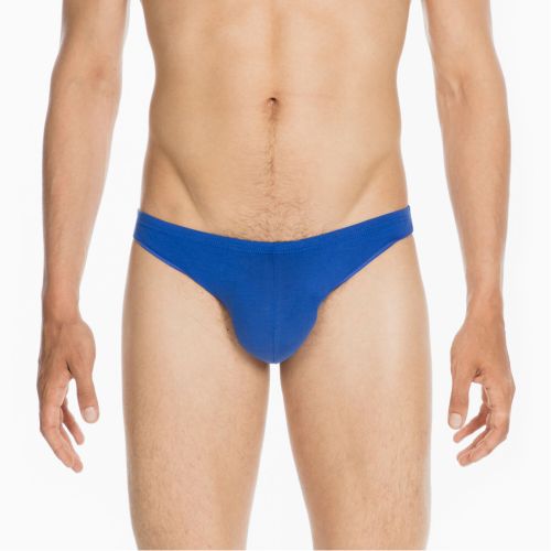 Мужские трусы стринги синие HOM FREDDY G-String 400202_4000BI