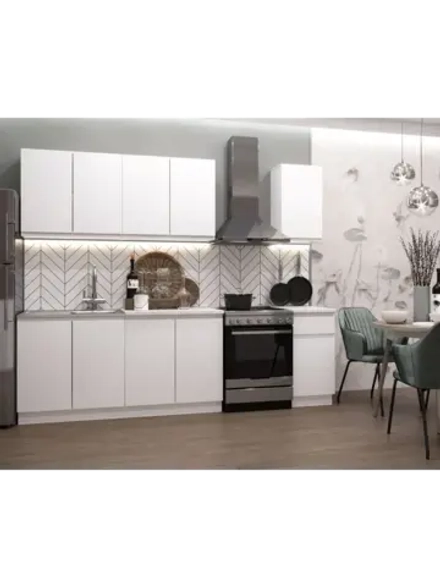 Кухонный гарнитур 200 модульный Белый