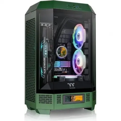 Корпус Thermaltake The Tower 300 Racing Green зеленый (CA-1Y4-00SCWN-00)