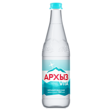 Архыз Vita горная природная вода 0,5л стекло негаз