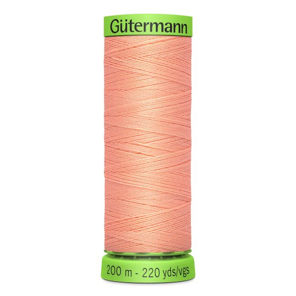 Нитки для тонких тканей Gutermann Extra Fine 150 (200 метров), 5 кат. | 586 спелый персик