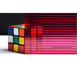 Сотовый поликарбонат 10 мм 2,1х12 м (22,43 кг) Ультрамарин ОПАЛ цветной