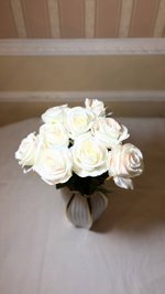 45 см Розы белые