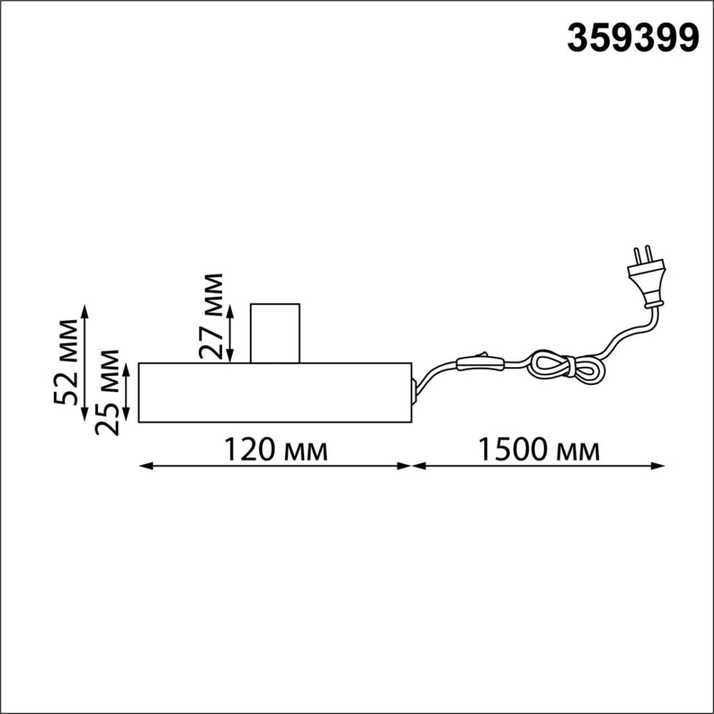 База с драйвером для создания настольной лампы c арт. 359343-359358 Novotech VITZ 359399 OVER NT24 000