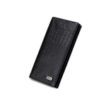 HLA Genuine Leather, Cow Leather Wallet, Wallet Regular Men"s Black