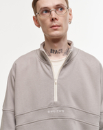 Half-Zipped Sweatshirt LOGO Drizzle