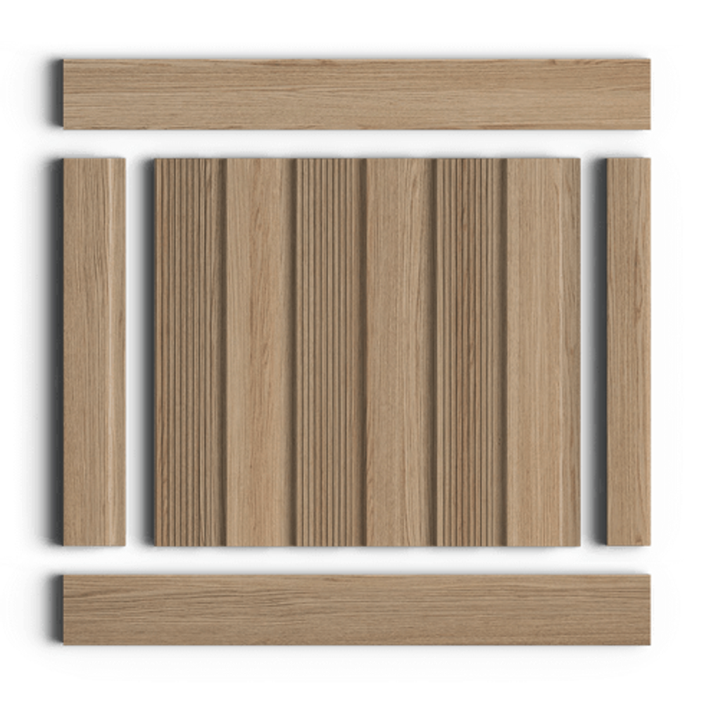 Стеновая панель HiWood декорированная, 270x12 см